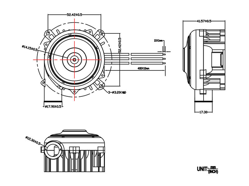 HR7050H12B dimension drawing