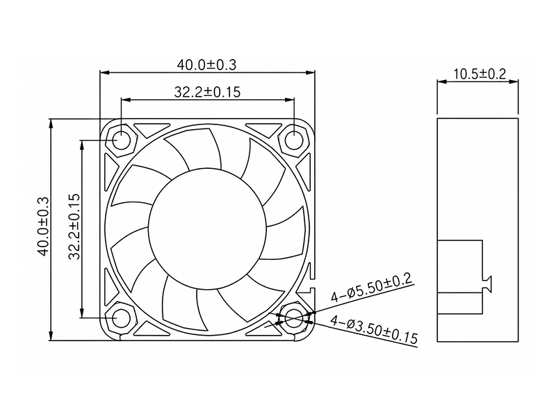 HR4010HD2(-SF) dimension drawing