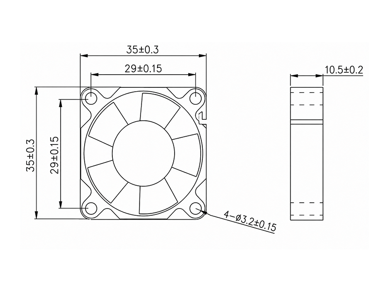 HR3510HD1(-SF) dimension drawing