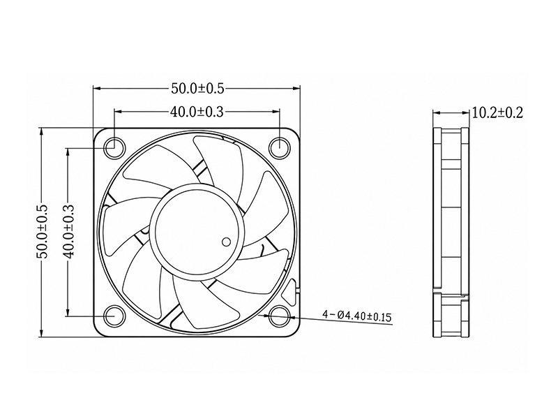 HR5010(-SF) 24V dimension drawing