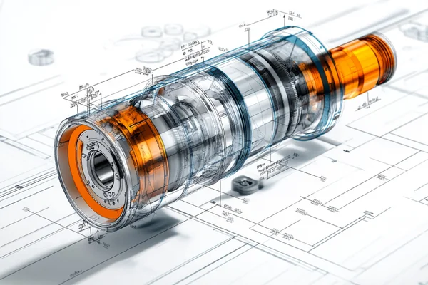 An illustration of how a Fluid Dynamic Bearing (FDB) works