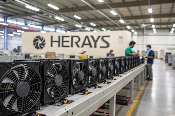 Wide shot inside an OEM fan manufacturing facility showing rows of DC case fans in various stages of assembly on a production line