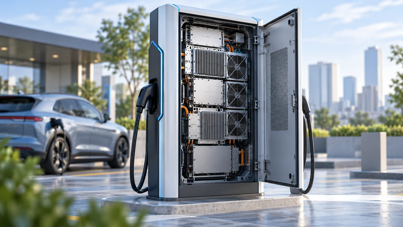 EV Charger and Charging Pile Cooling cooling solution -- Herays DC fans
