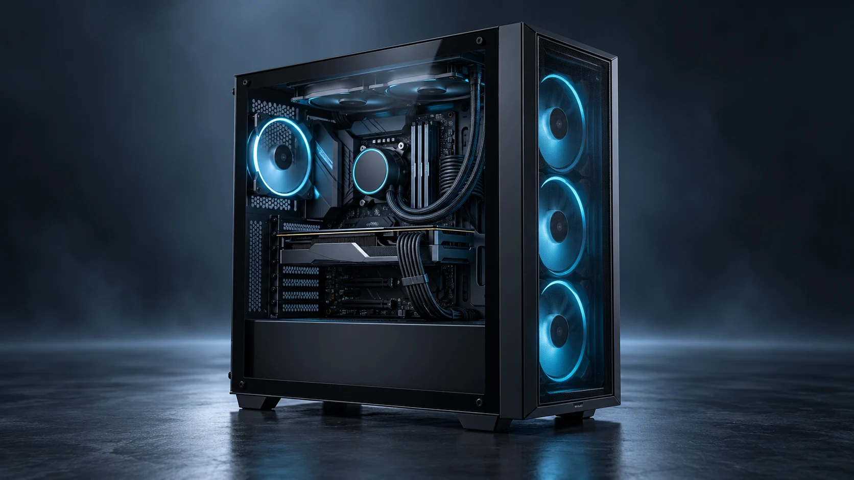 Gaming PC Case Cooling cooling solution -- Herays DC fans