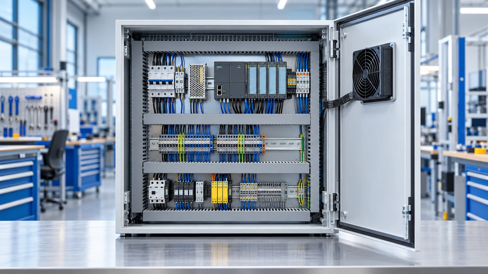 Industrial Control Cabinet Cooling cooling solution -- Herays DC fans