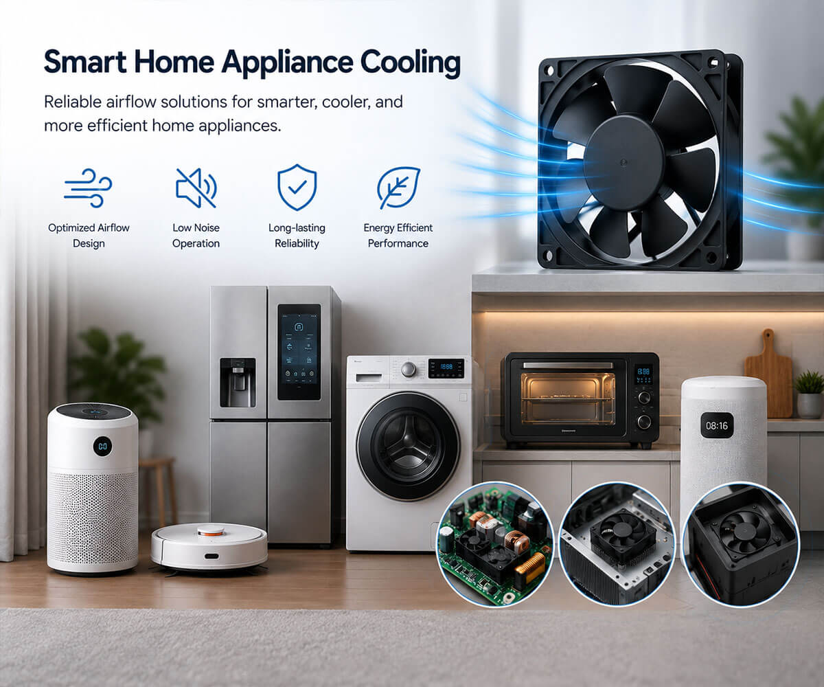 Smart Home Appliance Cooling Fans cooling solution -- Herays DC fans