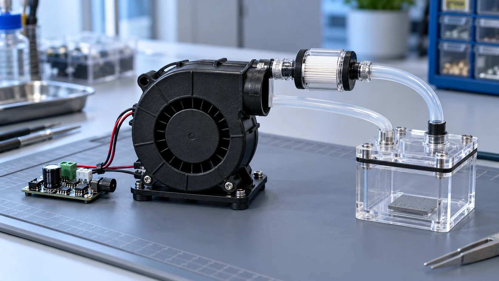 Vacuum and Negative Pressure Module cooling solution -- Herays DC fans