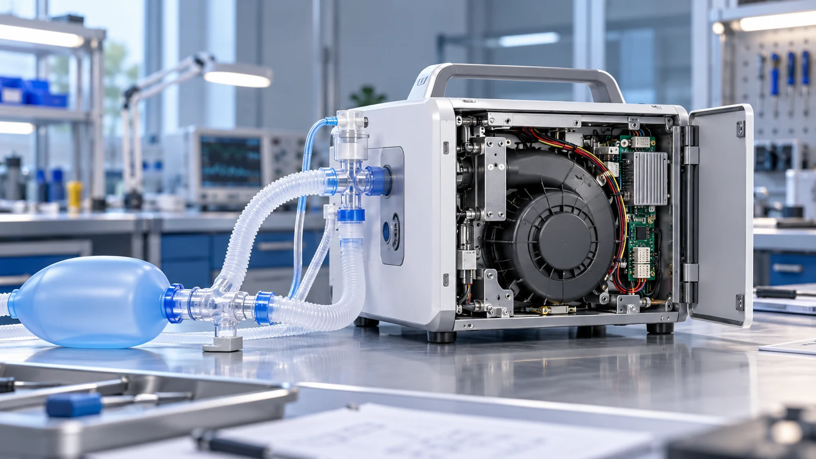 Ventilator and Respiratory Device Blower cooling solution -- Herays DC fans